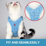 MerryBIY Cat Harness and Leash - Ultra Light Escape Proof Kitten Puppy Collar Cat Walking Jacket