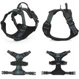 MerryBIY Dog Harness for Large Dogs No-Pull Pet Harness Adjustable Outdoor Vest 3M Reflective Oxford Material Easy Control