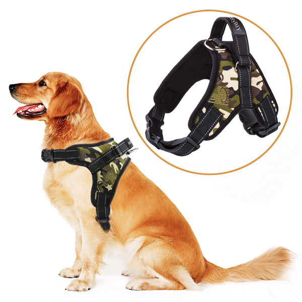 MerryBIY Adjustable Reflective Dog Harness with Leash