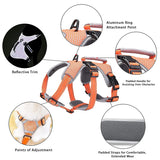 MerryBIY Multi-Use Dog Harness, Escape Proof No-Pull Adjustable Breathable Vest