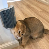 MerryBIY Cats Brush Corner Cat Massage Self Groomer Comb Brush Cat Rubs the Face with a Tickling Comb Cat Product