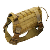 MerryBIY Military Tactical Big Dog Harness with No Pull Front Clip K9 Working Cannie Molle Hunting Vest