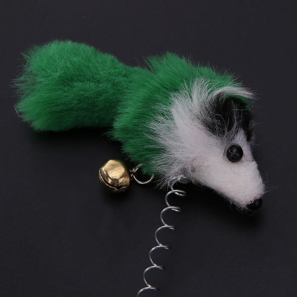 1/3Pcs Funny Cat Toys Elastic Feather False Mouse Bottom Sucker Toys for Cat Kitten Playing Pet Seat Scratch Toy Pet Cat Product