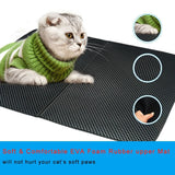 MerryBIY Waterproof Cat Litter Mat EVA Double Layer Cat Litter Trapping Pet Litter Cat Mat Clean Pad Products For Cats Accessories